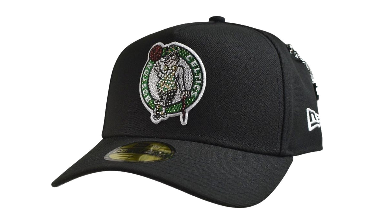 59FORTY NBA26 Draft Boston Celtics Rhinestones Fitted Hat "Black" 60861598