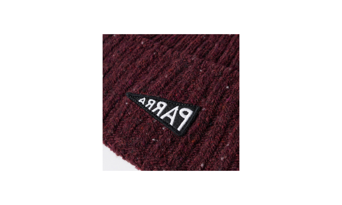 Reverse Flag Knitted Beanies "Dark Burgundy" 54475-DB