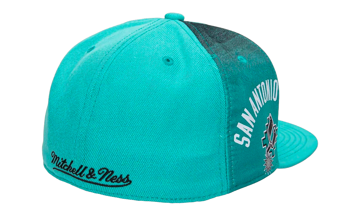 NBA Hardwood Classics Tapestry Fitted Cap "San Antonio Spurs - Teal" HHSF2990 SASYYPPPTEAL