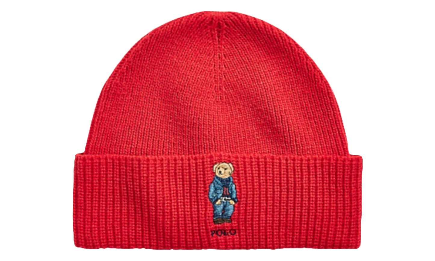 Solid Denim Bear Beanie "Red" PC0826 617