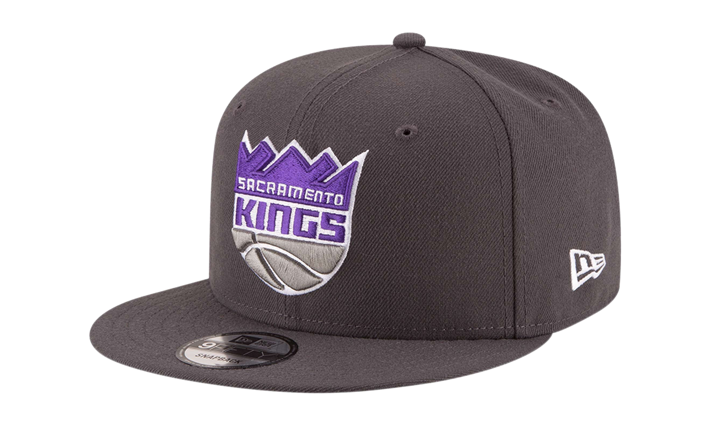 9FIFTY Sacramento Kings Snapback Hat "Dark Gray / White - Brim" NE1036