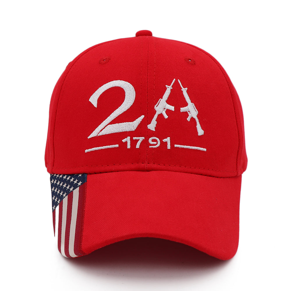 2nd Amendment 2A Limited Edition Red Embroidered Hat