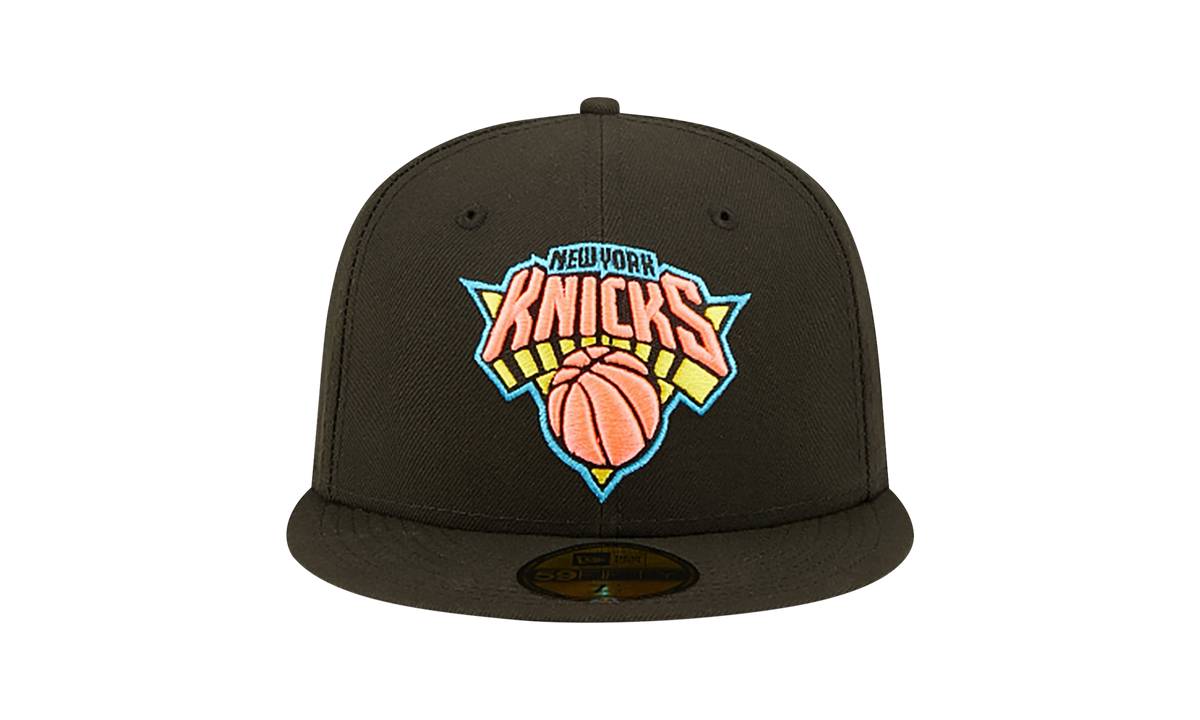 59FIFTY New York Knicks Pink Glow Fitted Hat "Black / Pink - Under Brim" NE1059