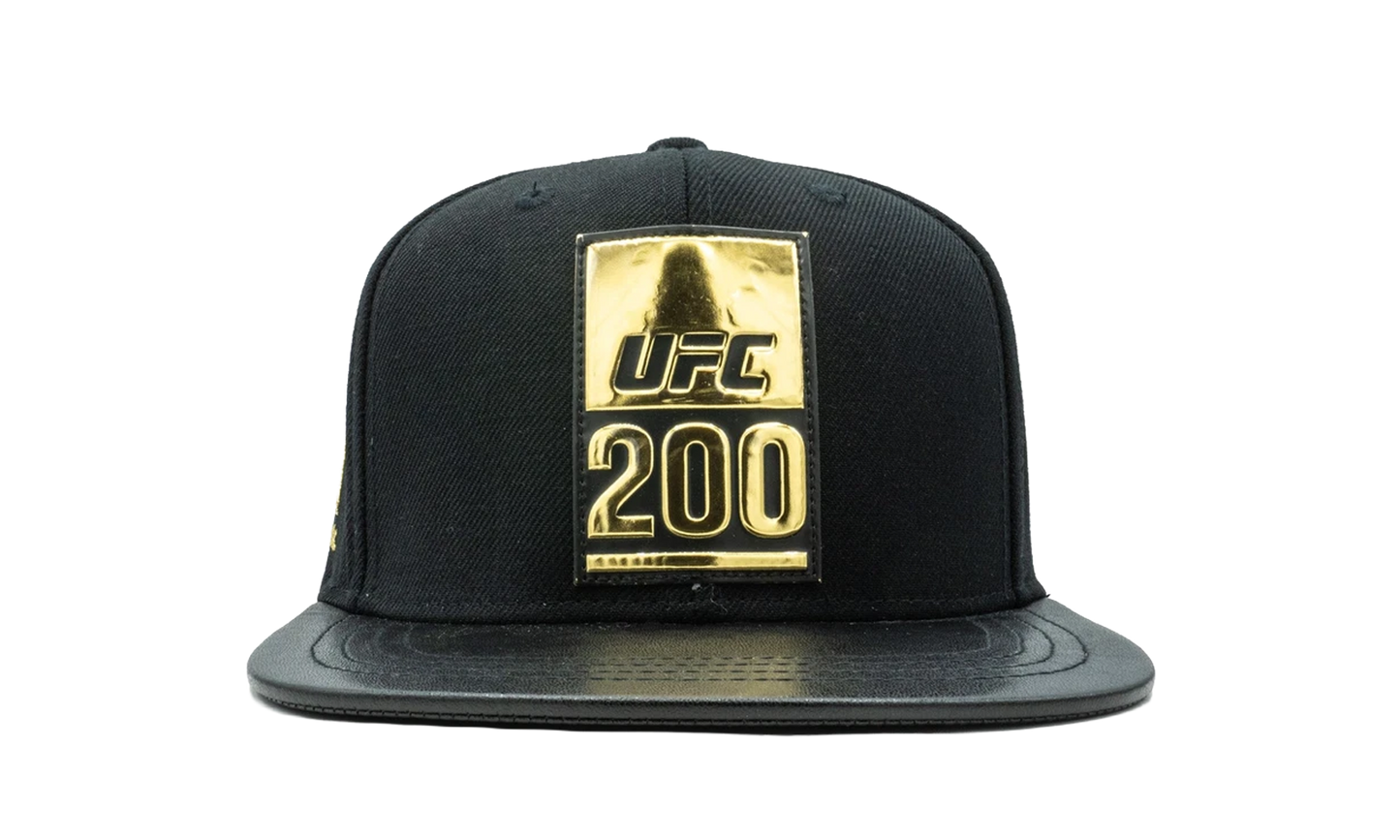 UFC 200 Snapback Hat "Black / Gold" 376AZ 005 UUFC