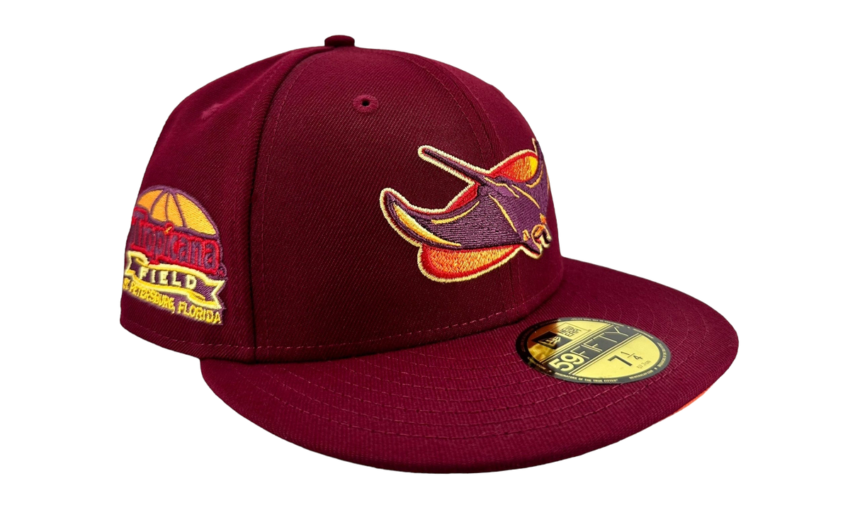 59FIFTY Hat Club Tampa Bay Devil Rays Fitted Hat "Sunset Maroon" NE1231