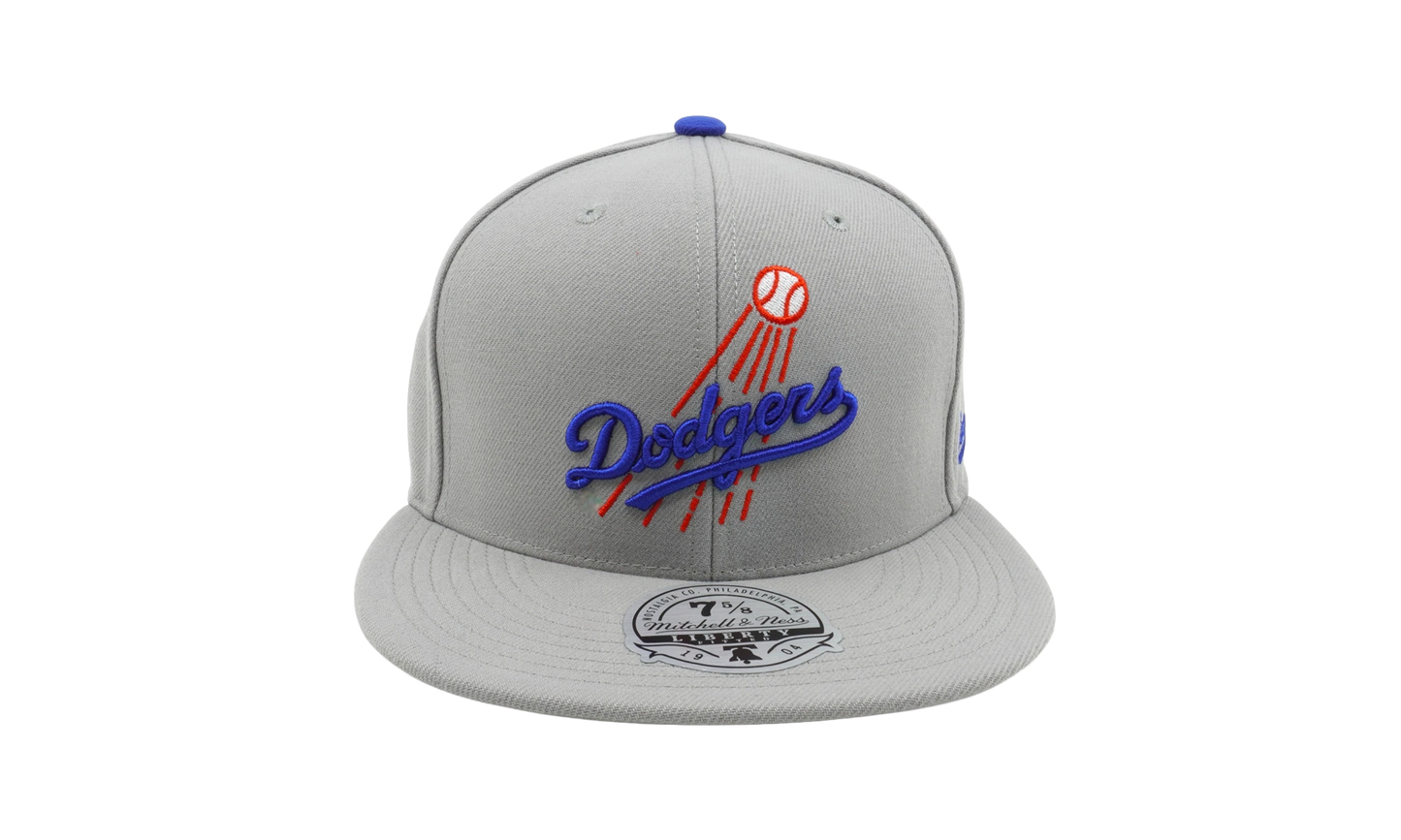 MLB Cooperstown Evergreen Fitted Cap "Los Angeles Dodgers - Grey" HHSF6855 LADYYPPPGREY