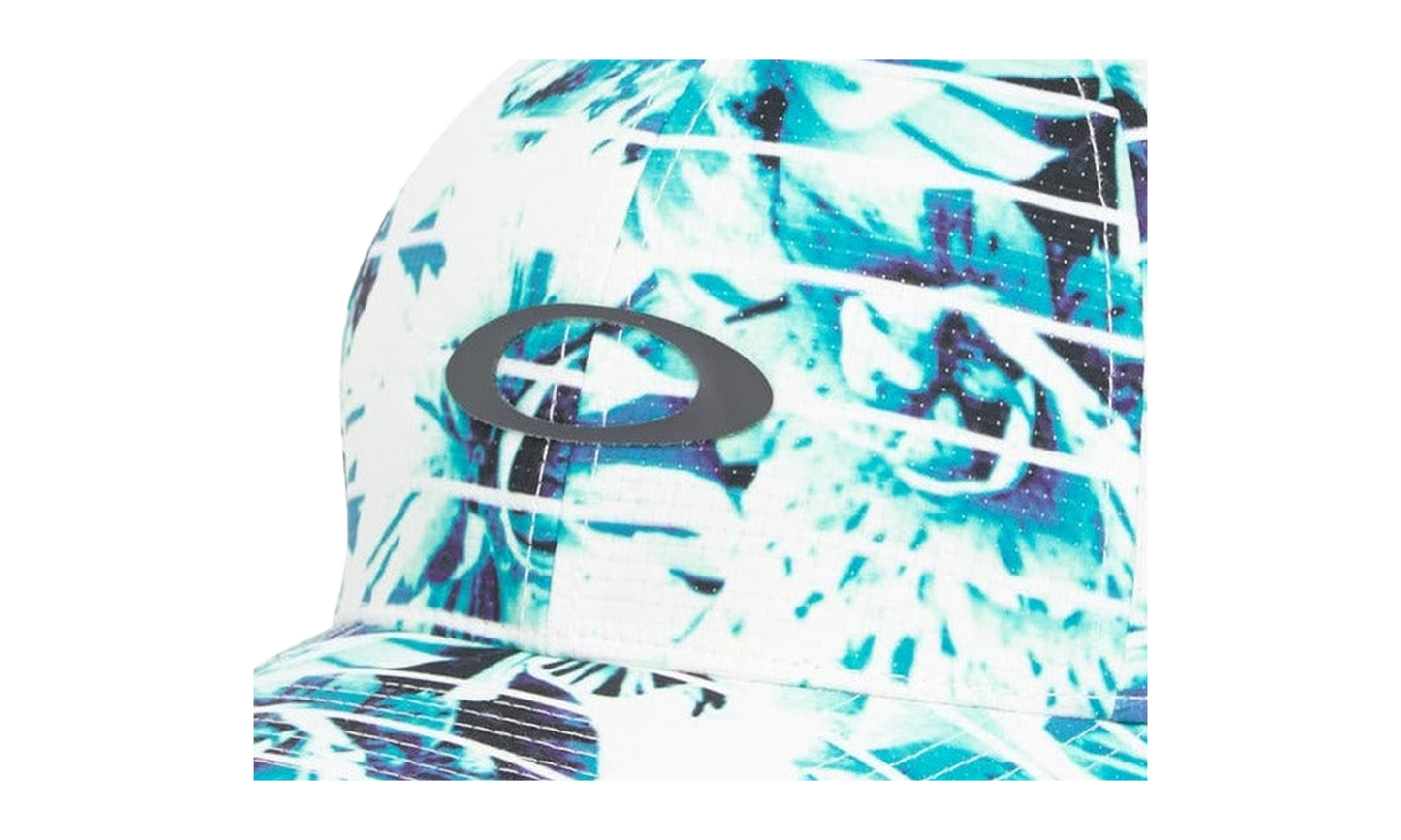 Azalea Fitted Hat "Floral Print Emerald" FOS901081 9FT