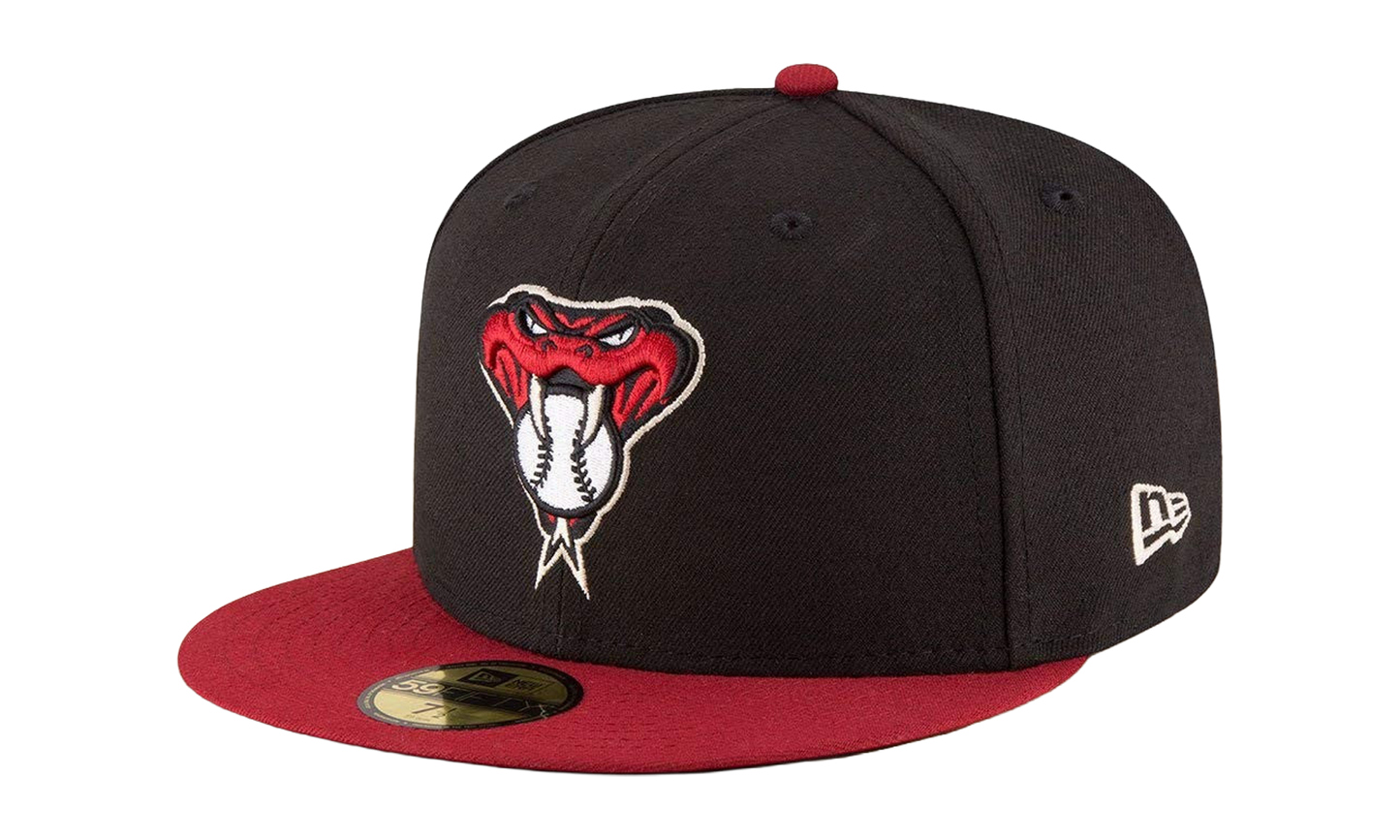 59FIFTY Arizona Diamondbacks On-Field Authentic Fitted Hat "Black / Red - Brim" NE959