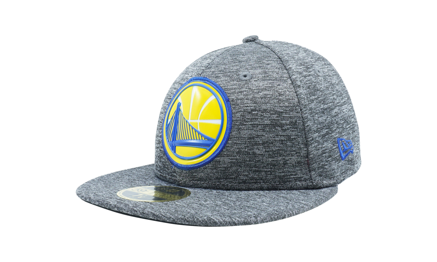 59FIFTY Golden State Warriors Bevel Team Low Profile Fitted Hat "Heather Grey" NE1124