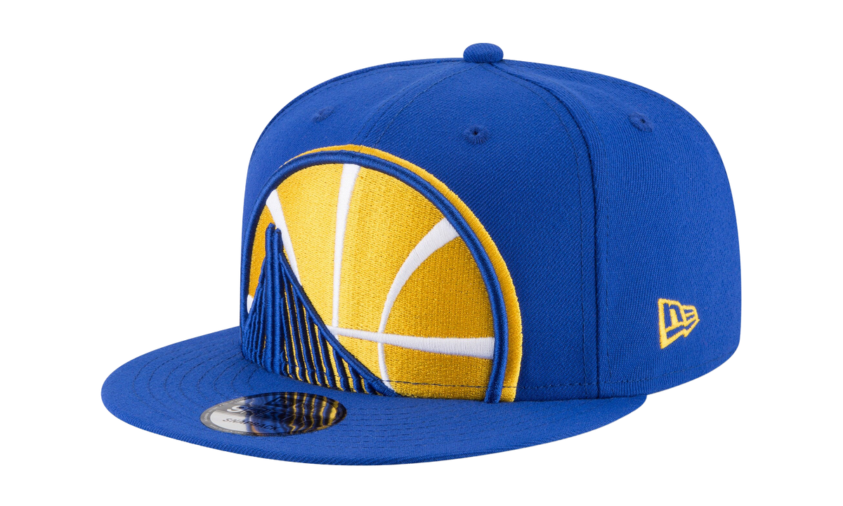 9FIFTY Golden State Warriors Y2K Big Under Snapback Hat "Blue" NE646