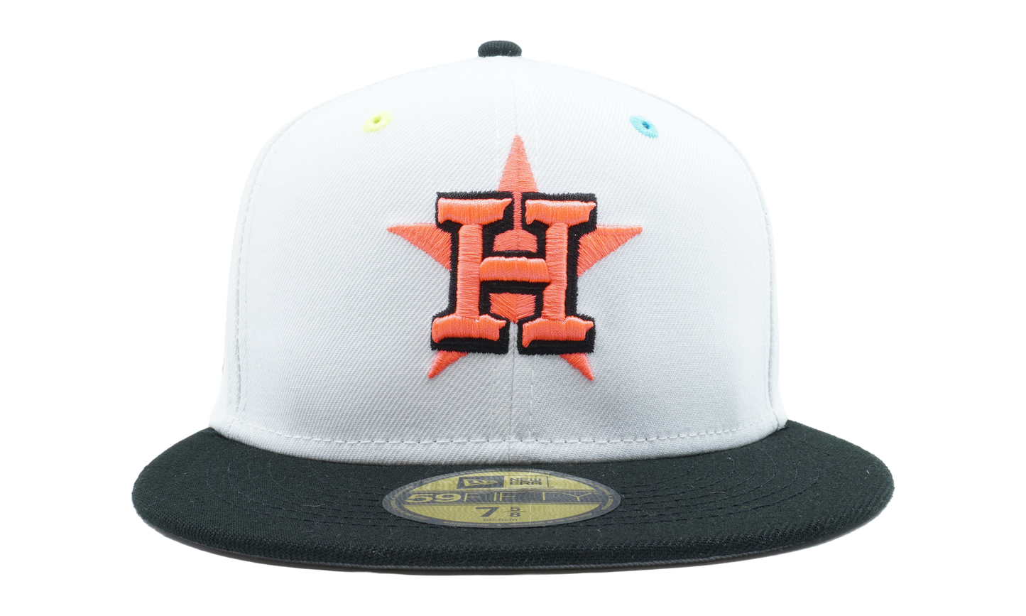 59FIFTY Houston Astros 2017 World Series Fitted Hat "Light Grey / Black / Grey - Under Brim" NE829