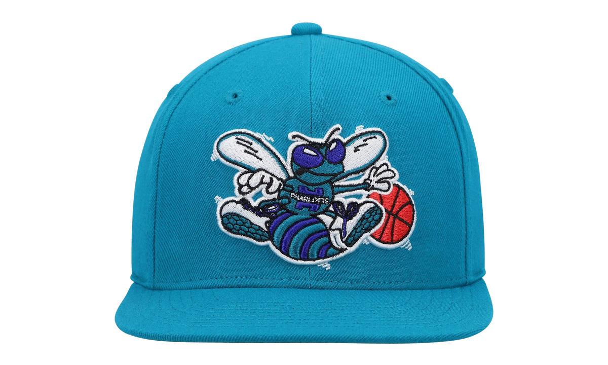 NBA Hardwood Classics Team Ground 2.0 Fitted Cap "Charlotte Hornets - Teal" HHSF3259 CHOYYPPPTEAL