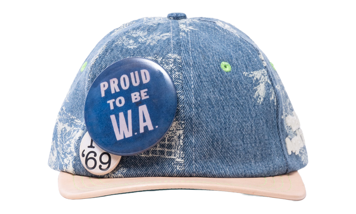 Teresa Reconstructed Hat "Blue" BWA215