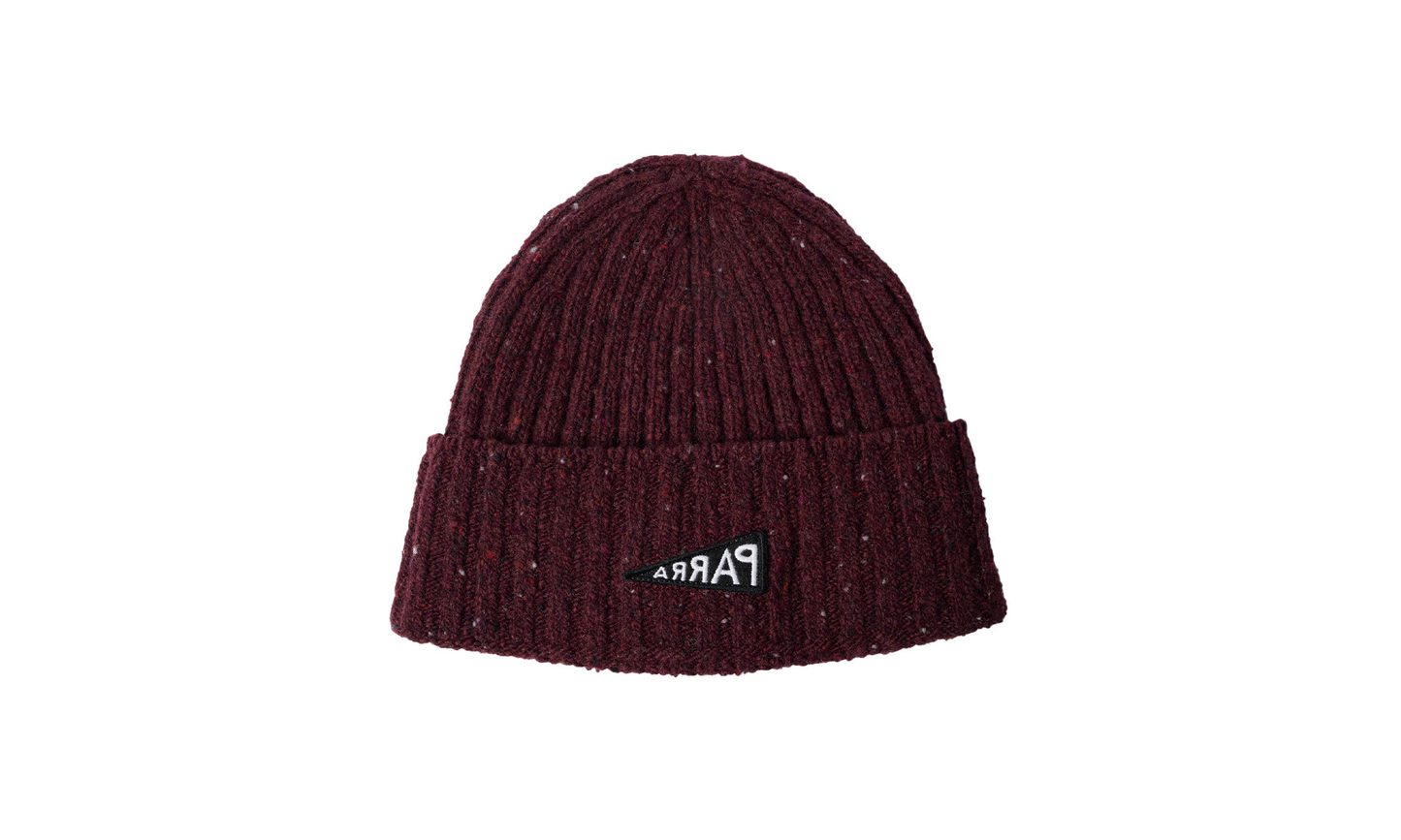 Reverse Flag Knitted Beanies "Dark Burgundy" 54475-DB