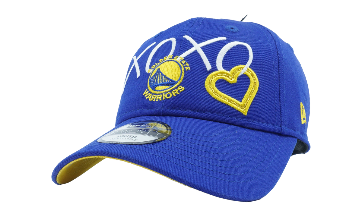 9TWENTY Golden State Warriors Heart "XOXO" Strapback Hat Youth "Blue" NE1169