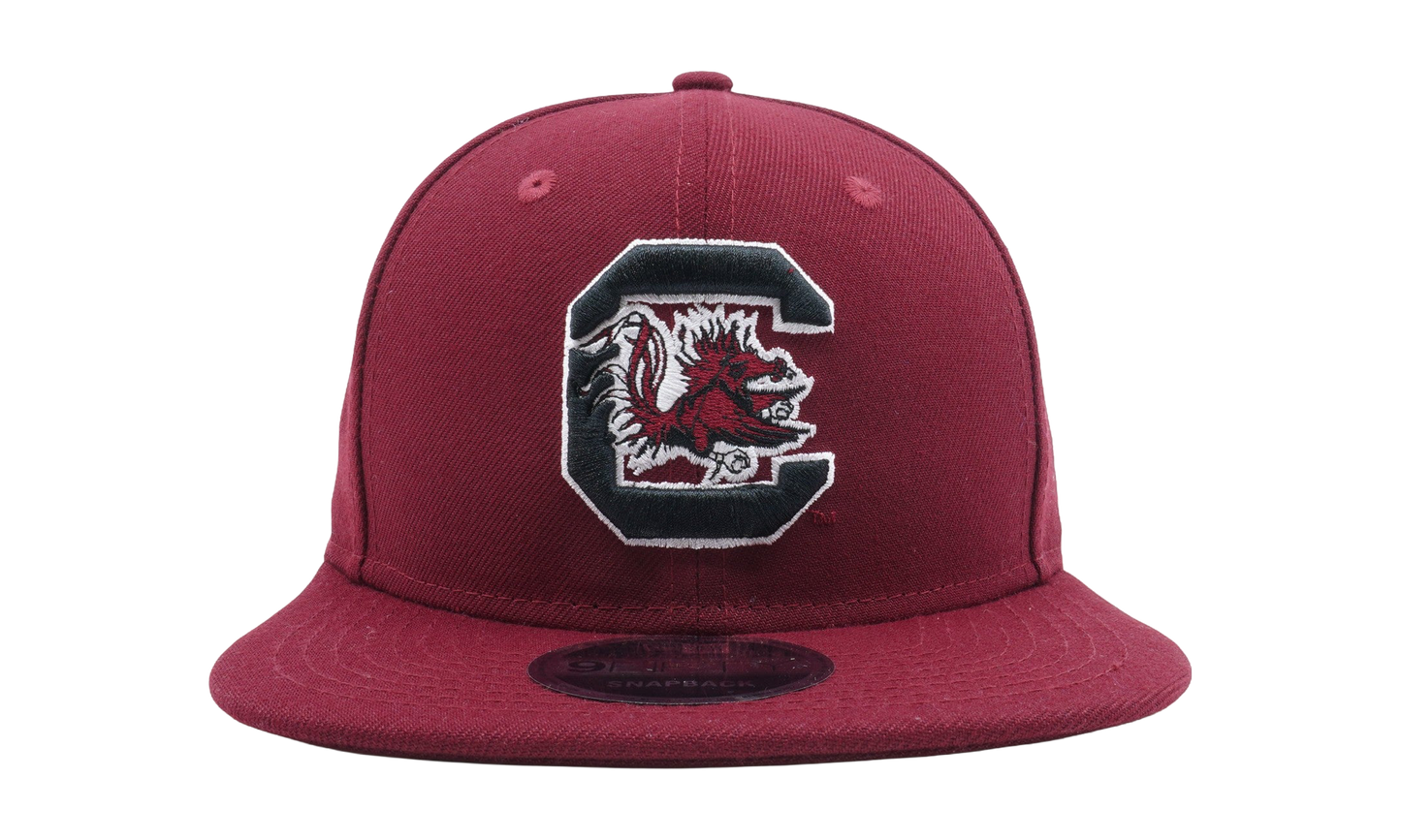 9FIFTY South Carolina Gamecocks Snapback Hat "Wine" NE1013