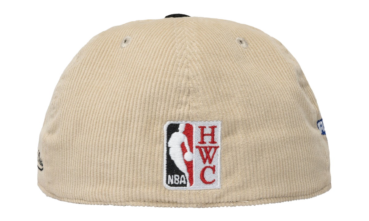 NBA Hardwood Classics 2-Tone Team Cord Fitted Cap "Chicago Bulls - Off White" HHSF5812 CBUYYPPPOFWH