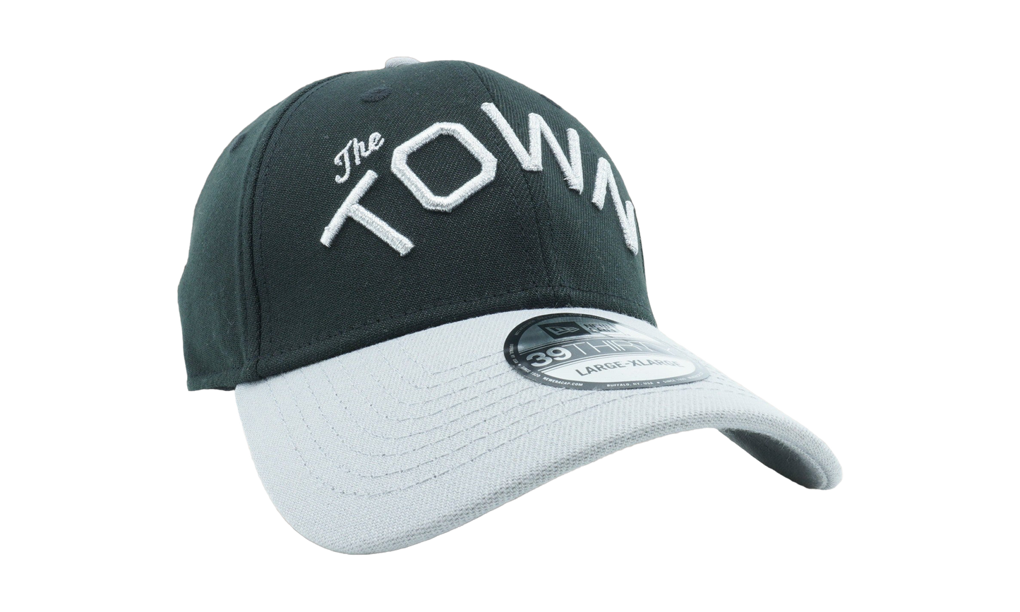 39THIRTY Golden State Warriors 'The Town' Fitted Hat "Green / Grey - Visor" NE995