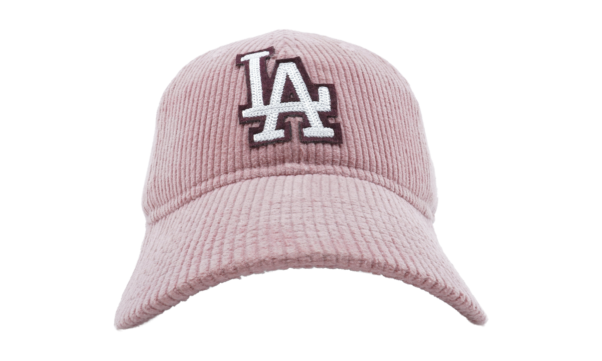 9TWENTY Los Angeles Dodgers Adjustable Hat "Pink - Corduroy" NE848