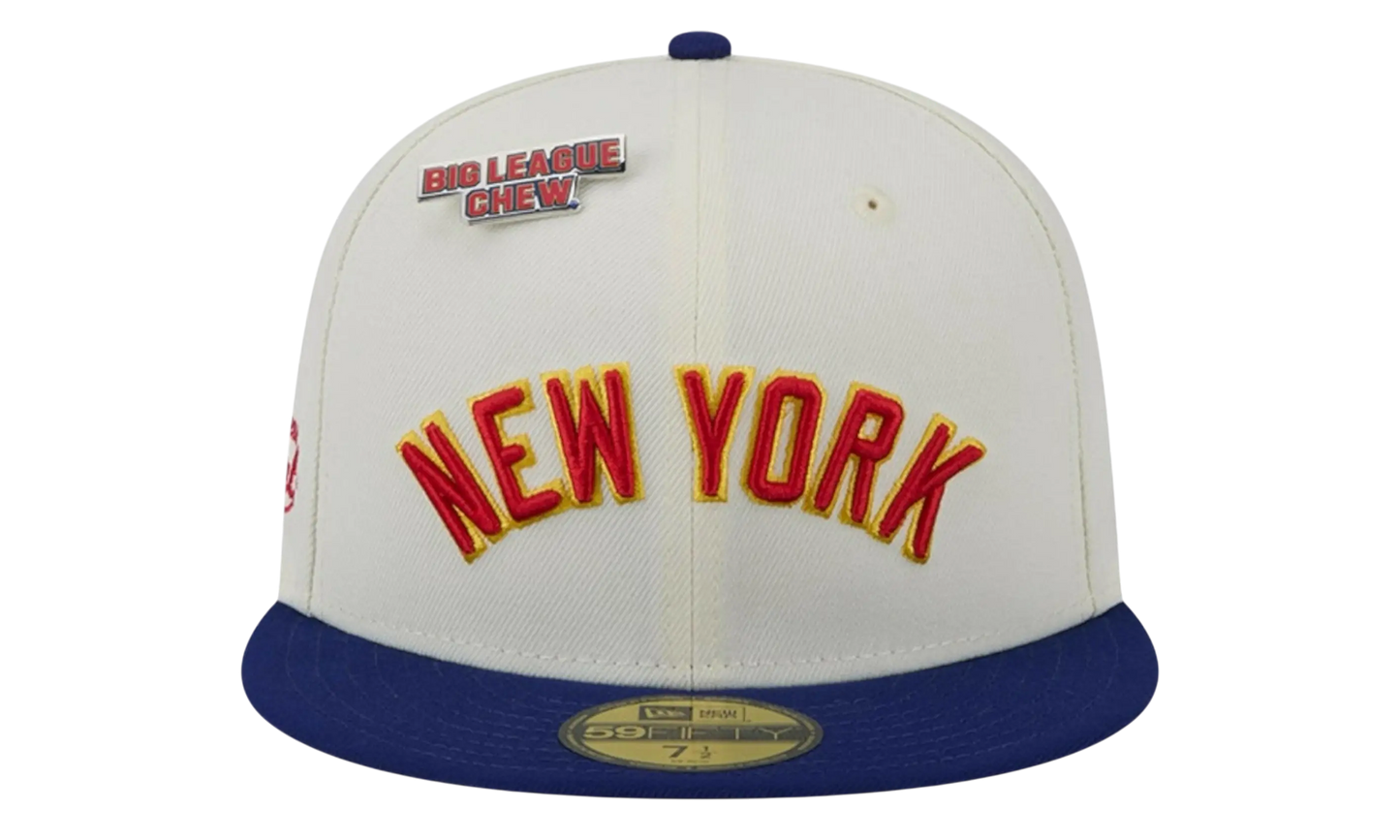 59FIFTY Big League Chew New York Yankees Fitted Hat "Chalk White/Navy - Visor (Wool)" NE1260