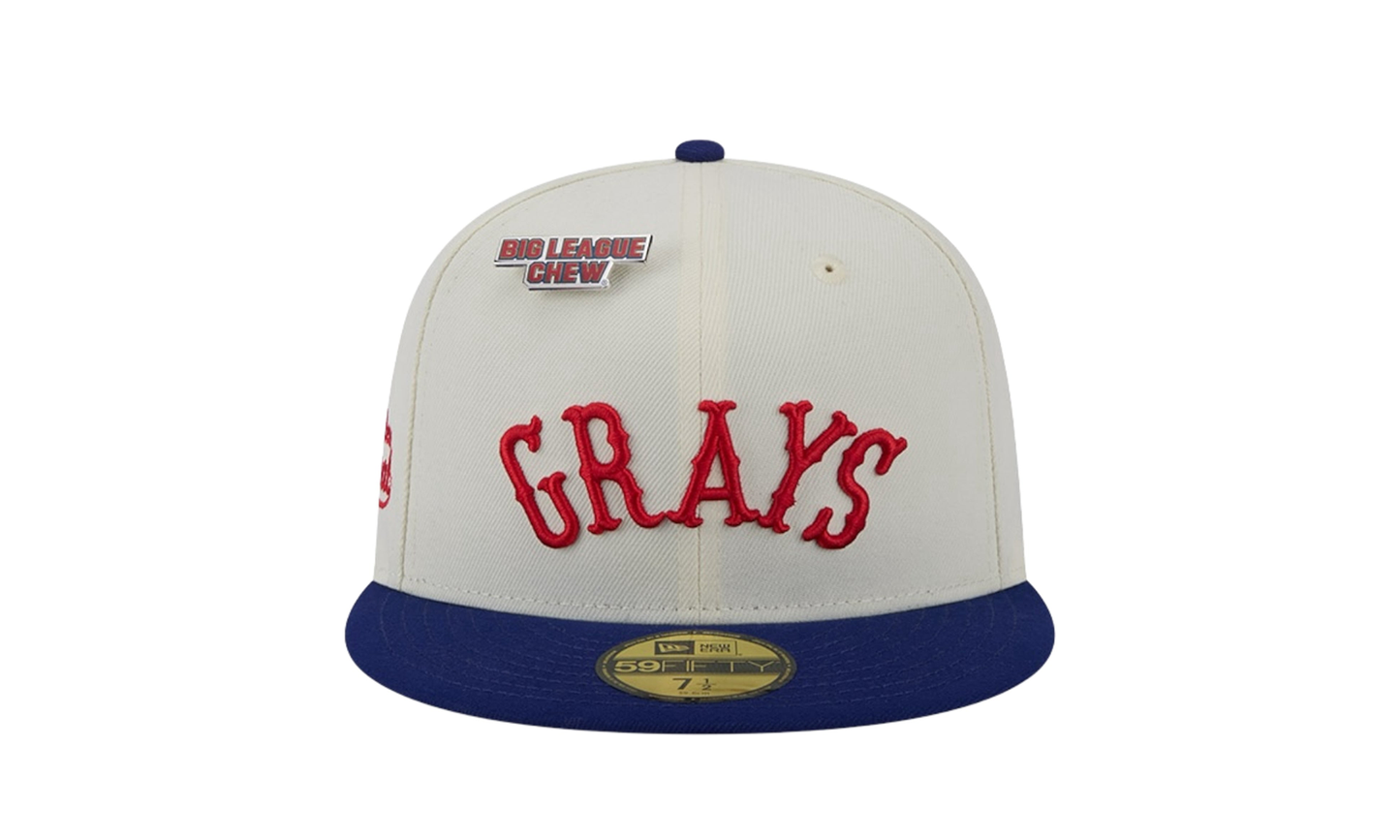 Chew Homestead Grays Negro League 59FIFTY Fitted Hat "Big League" 60506978