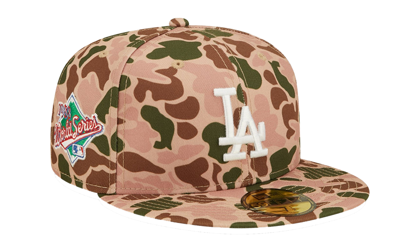 59FIFTY Los Angeles Dodgers 1988 World Series Fitted Hat "Duck Camo" NE1175
