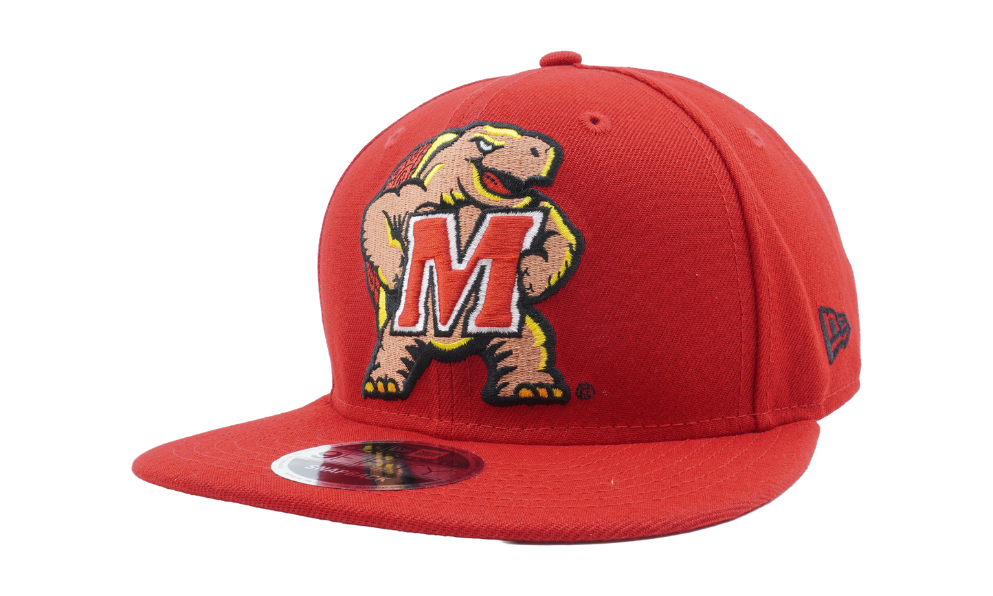 9FIFTY Maryland Terrapins Snapback Hat "Scarlet" NE1027