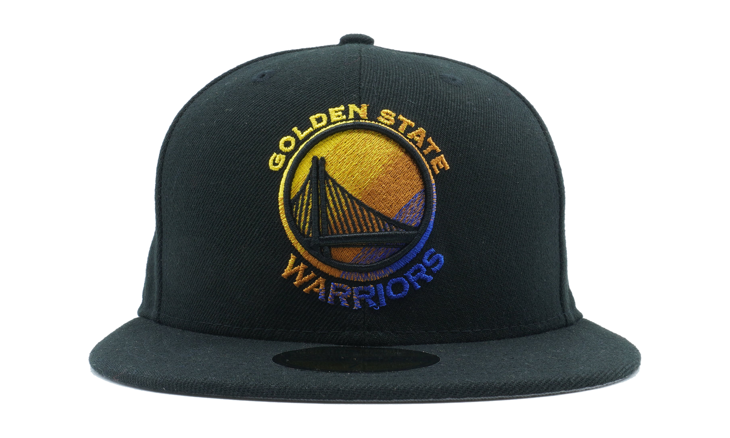 59FIFTY Golden State Warriors 'Color Dim' Fitted Hat "Black" NE1119