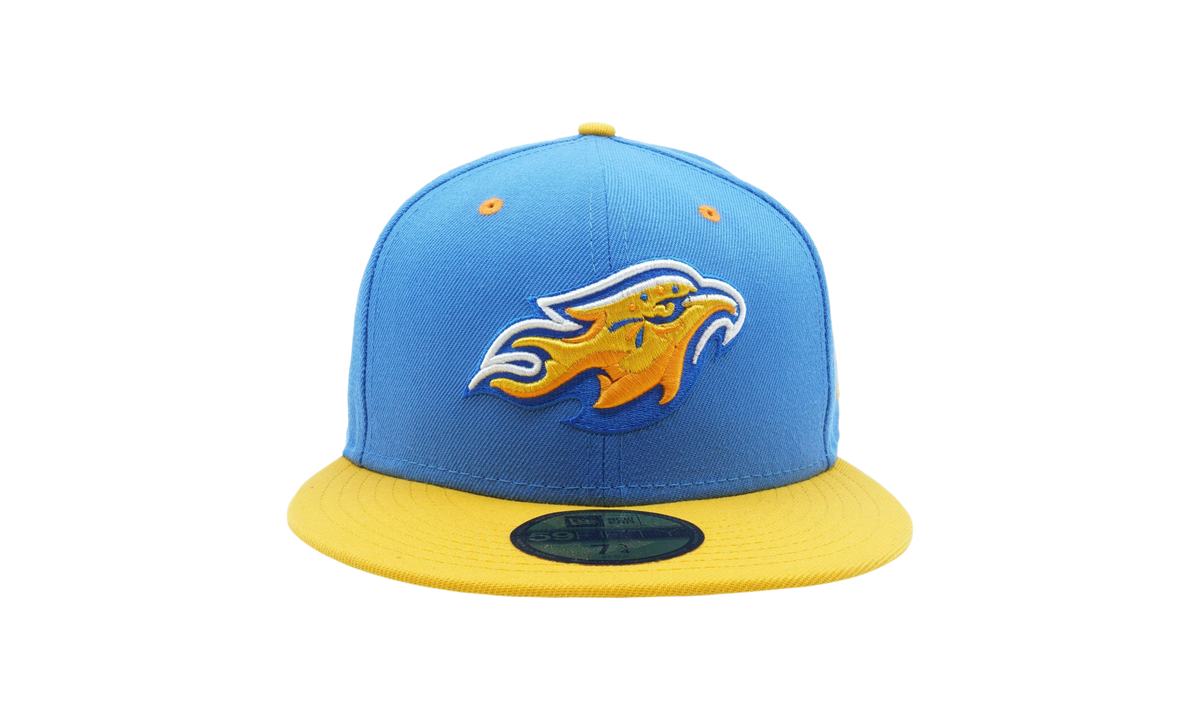 59FIFTY Wichita Wind Surge Rapidos 2019 Fitted Hat "Sky Blue / Yellow - Brim" NE729