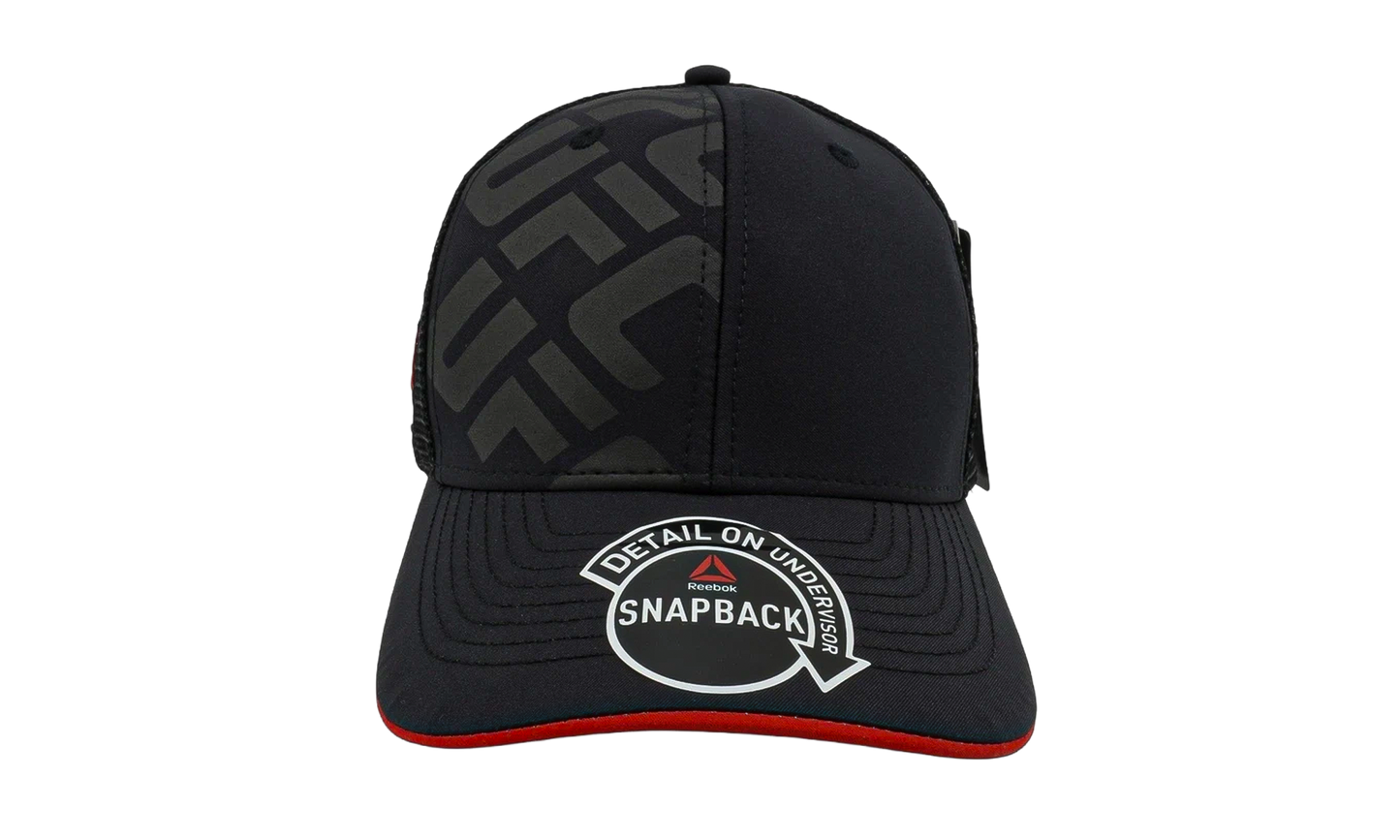 UFC Meshback Snapback Trucker Hat "Black/Red" VR57Z 101 UUFC