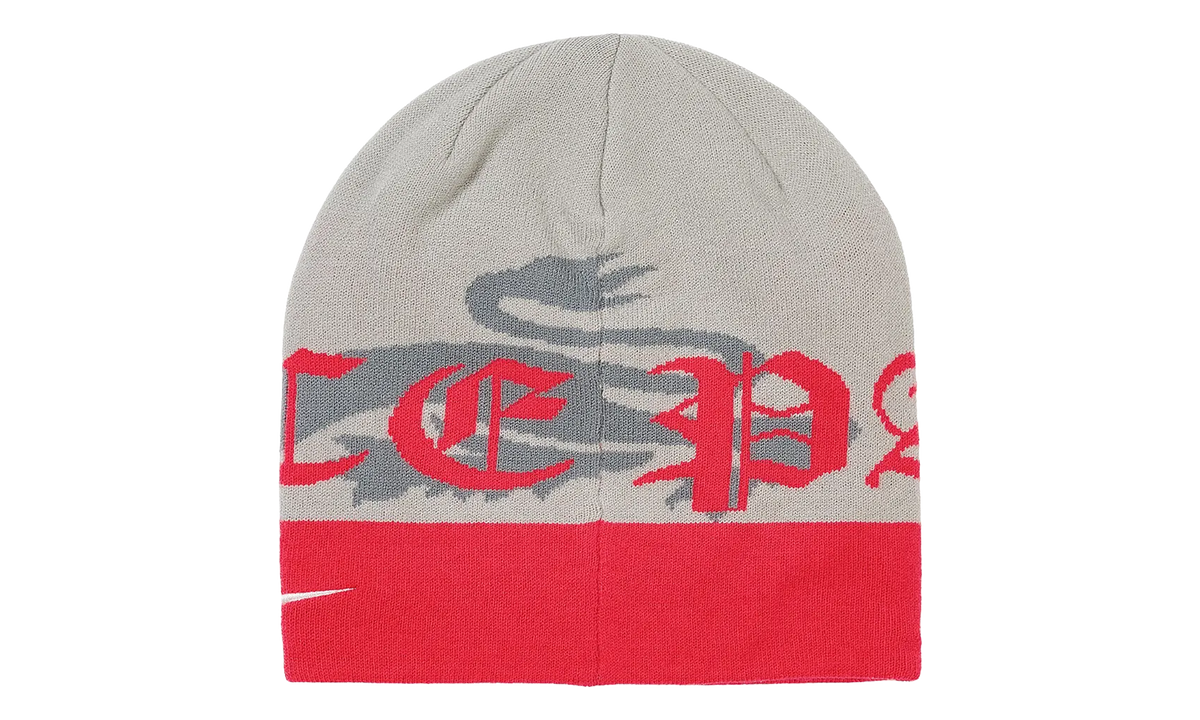 England Uncuffed Beanie "Palace - Pewter Grey/Cool Grey/Bright Crimson" IO9485 052