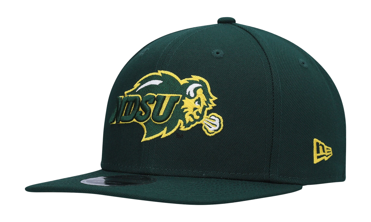 9FIFTY North Dakota State Bison Snapback Hat "Dark Green" NE1031