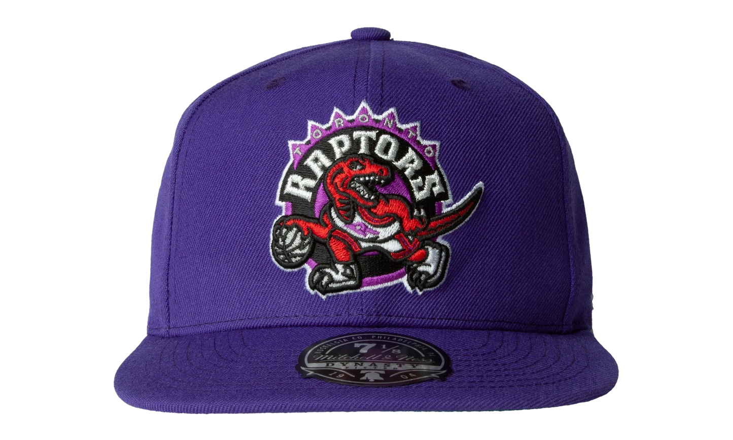 NBA Hardwood Classics Team Ground 2.0 Fitted Cap "Toronto Raptors - Purple" HHSF3259 TRAYYPPPPURP