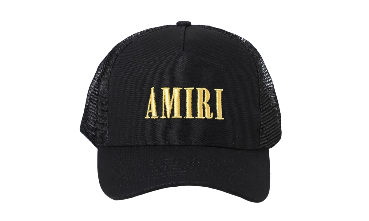 Core Logo Trucker Hat "Black / Yellow" XMAH001 011 BLAC