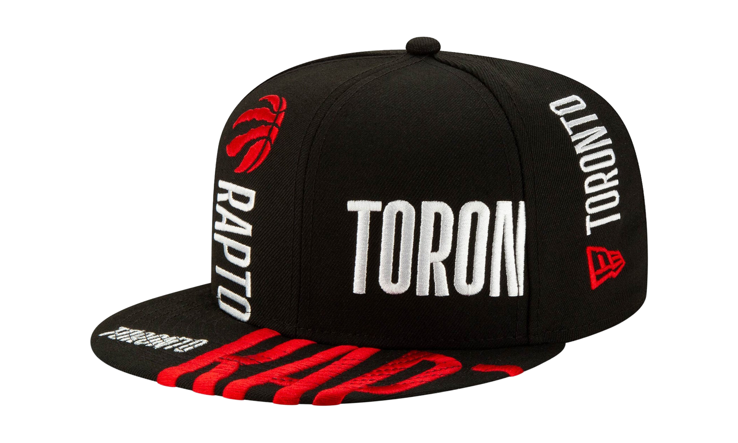 9FIFTY Toronto Raptors Tip-Off Series Snapback Hat "Black / Grey - Under Brim" NE562
