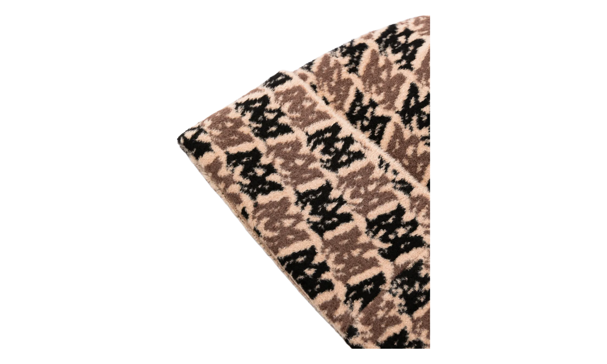MA Swirl Logo Beanie "Beige / Black / Brown" AW23MAH006 986