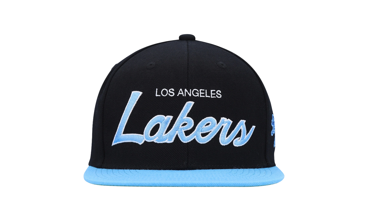 NBA Hardwood Classics Script 2.0 Snapback Cap "Los Angeles Lakers - Black" HHSS3282 LALYYPPPBLCK