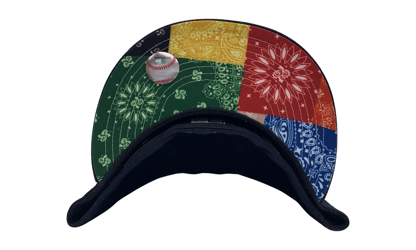 59FIFTY Houston Astros Patchwork Bottom Fitted Hat "Navy Blue / Multicolor" NE524