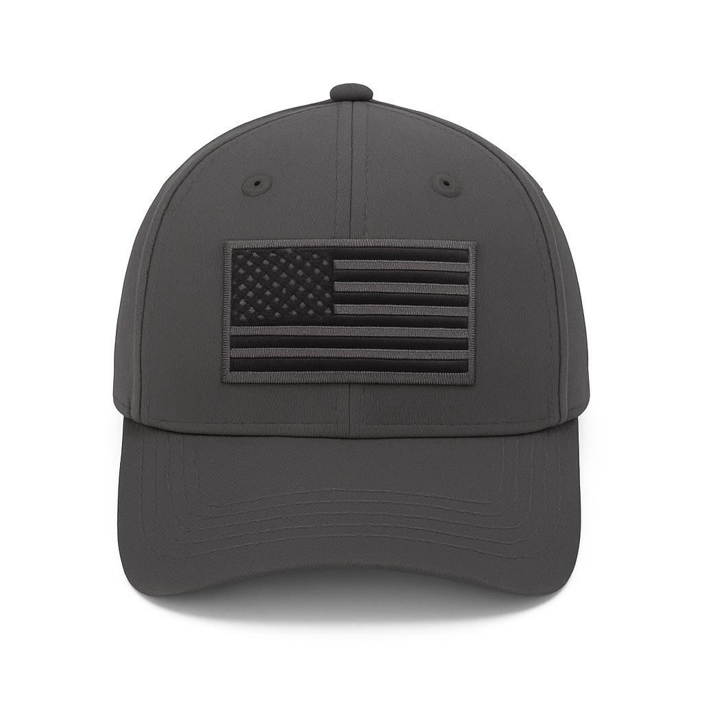 America 250th Anniversary Hat – Charcoal American Flag Baseball Cap 1776 - 2026 (Exclusive)