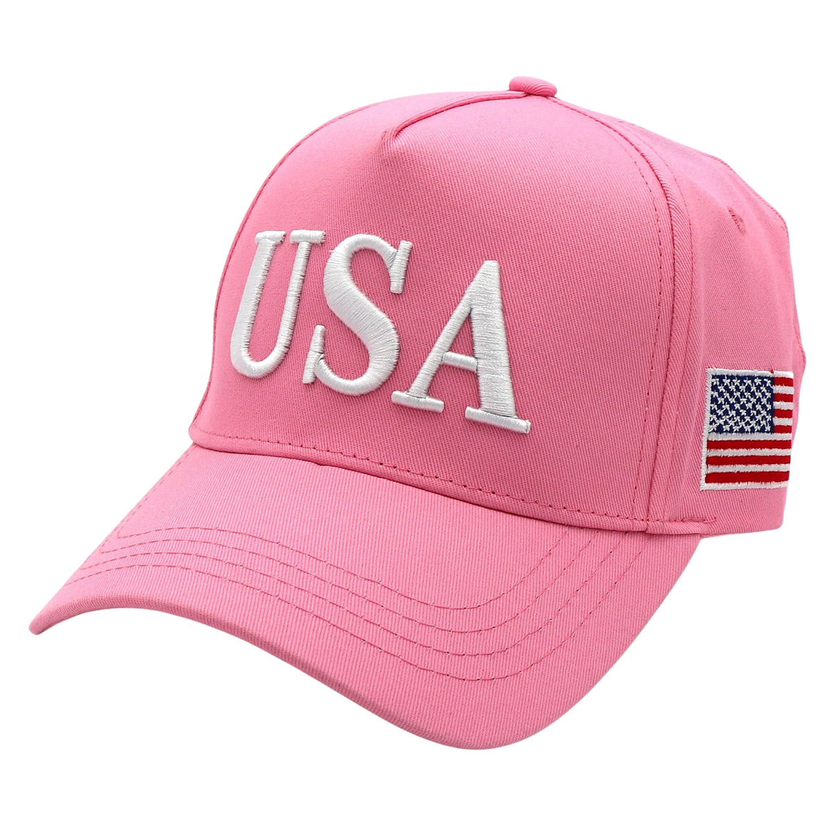 PINK USA 250th Anniversary Hat (1776–2026) — Pink Embroidered Cap
