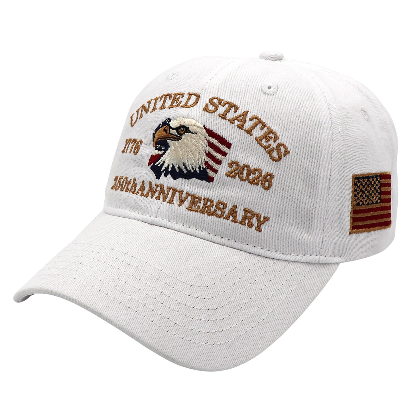 Exclusive USA 250th Anniversary Eagle Cap (1776–2026) — Embroidered