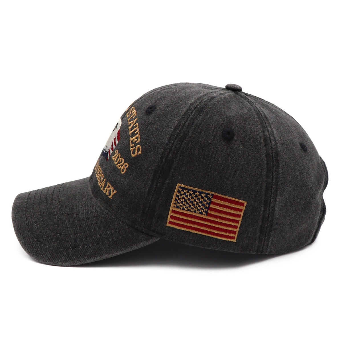 Exclusive USA 250th Anniversary Eagle Cap (1776–2026) — Embroidered