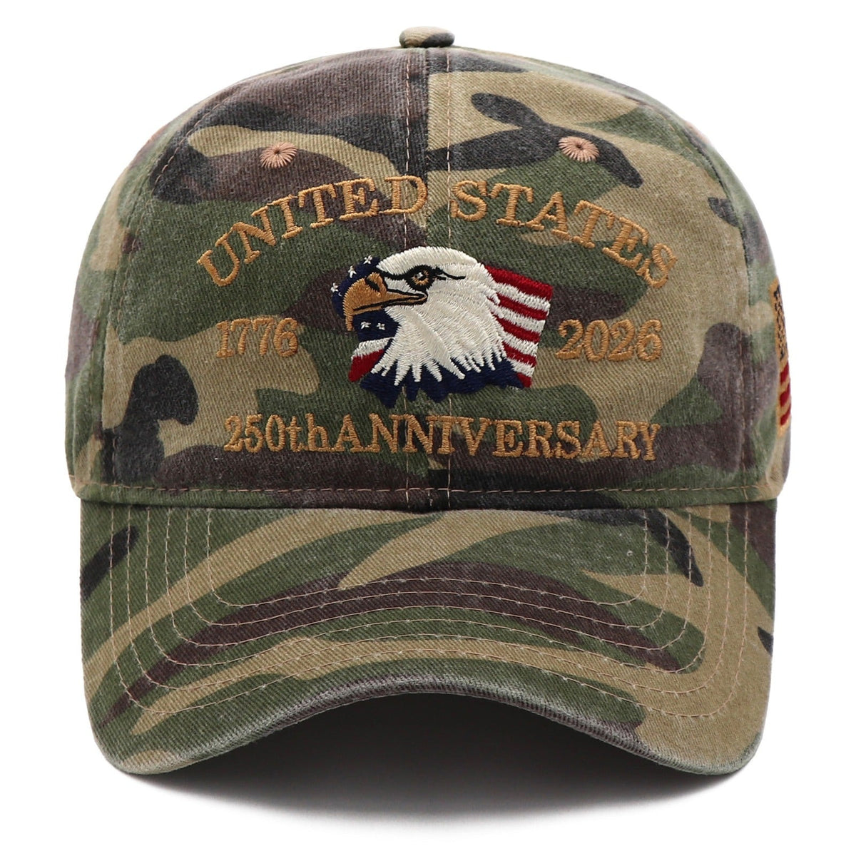 Exclusive USA 250th Anniversary Eagle Cap (1776–2026) — Embroidered