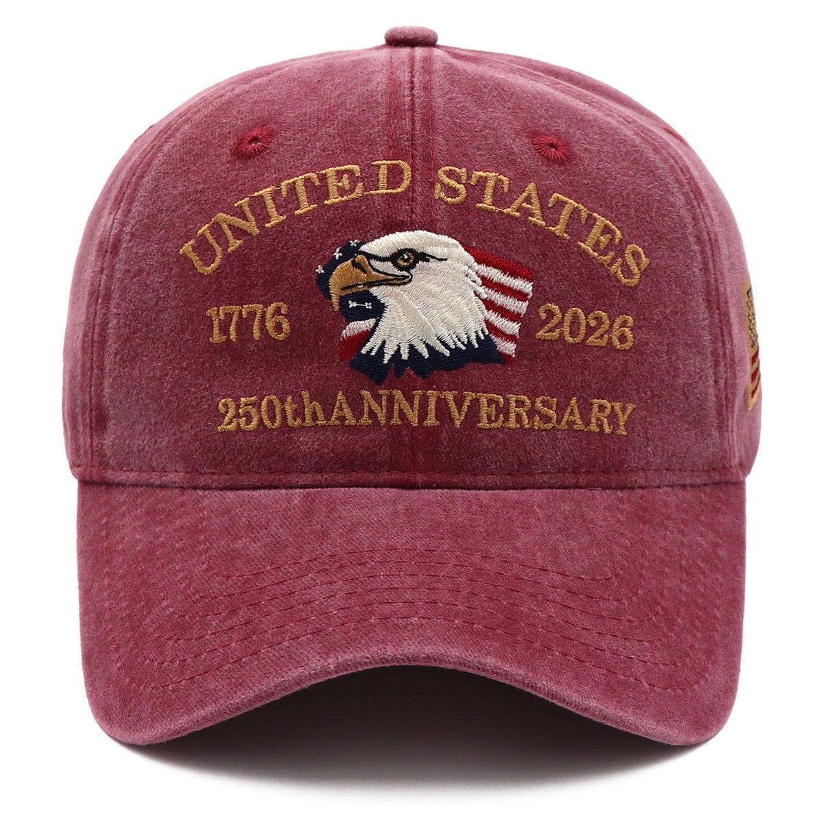 Exclusive USA 250th Anniversary Eagle Cap (1776–2026) — Embroidered