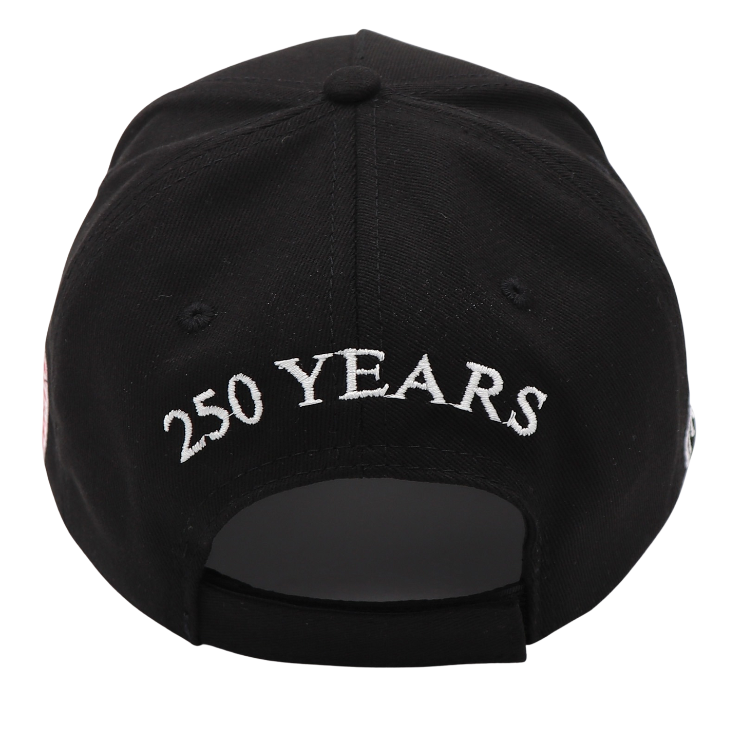 BLACK USA 250th Anniversary Hat (1776–2026) — Black Embroidered Cap