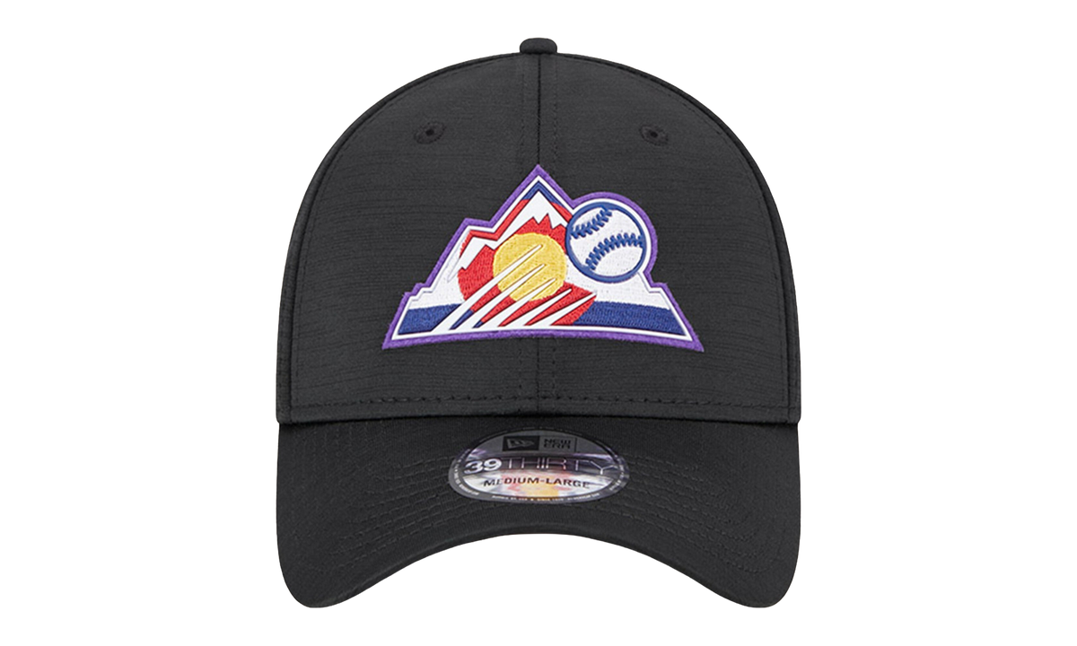 39THIRTY Colorado Rockies 2023 Clubhouse Flex Fit Hat "Black / Grey - Under Brim" NE854