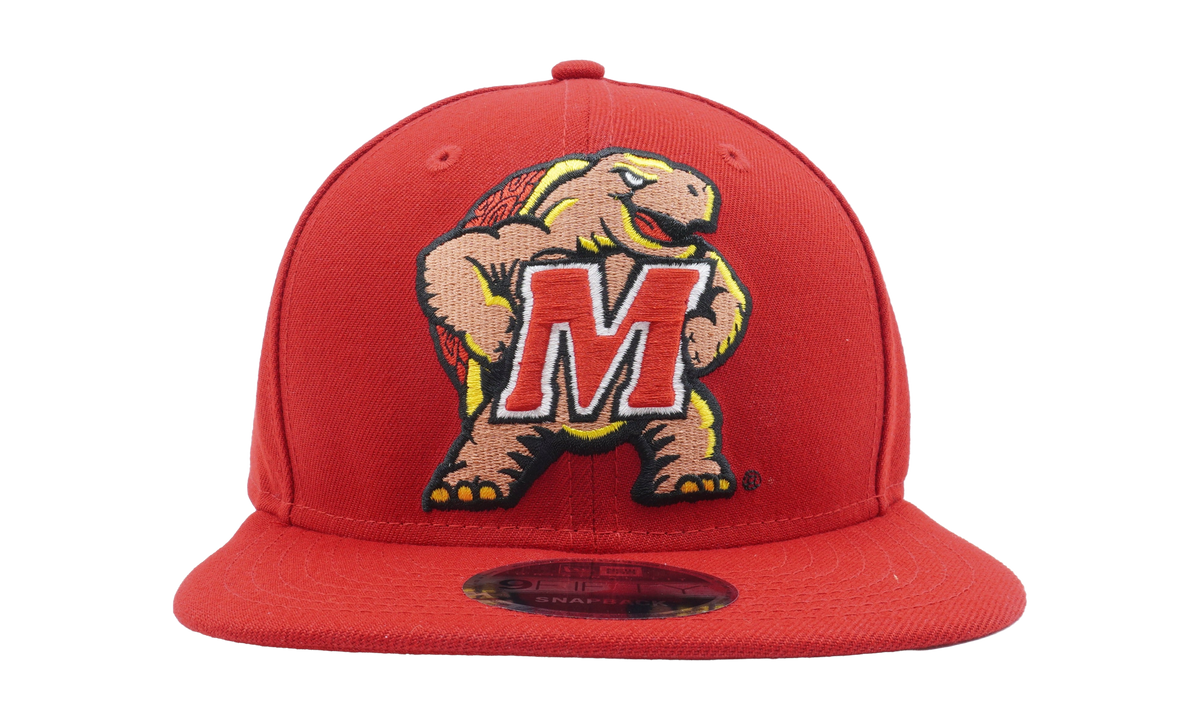 9FIFTY Maryland Terrapins Snapback Hat "Scarlet" NE1027