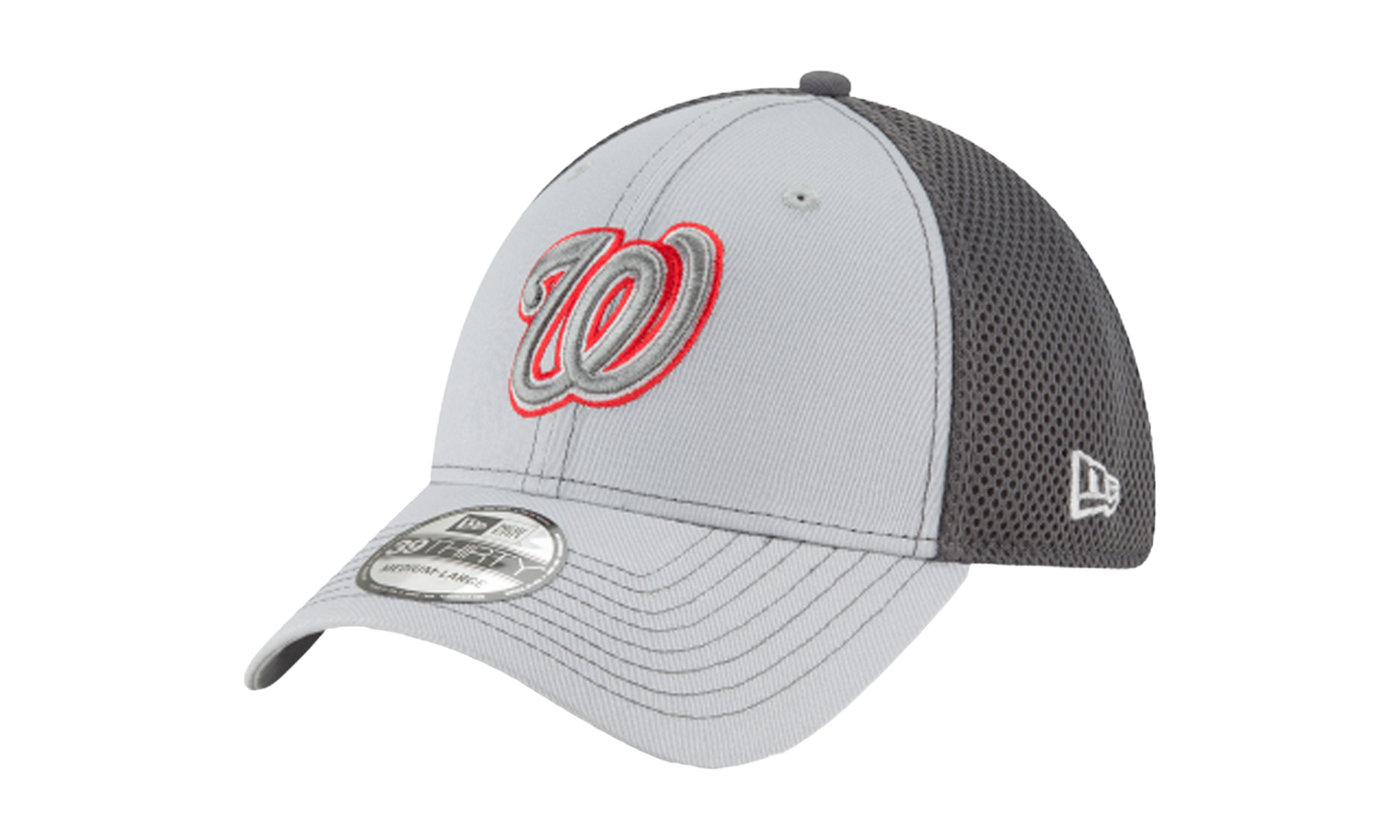 39THIRTY Washington Nationals Neo Flex Fit Hat "Grey" NE662