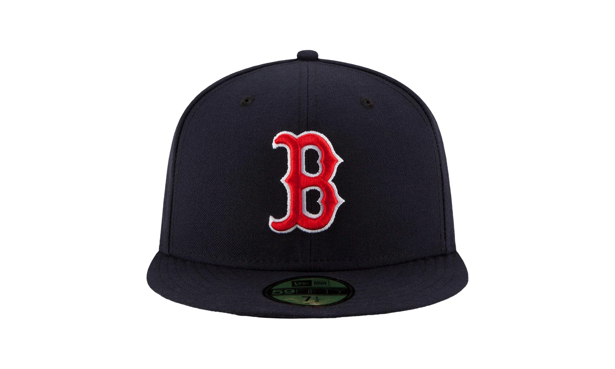 59FIFTY Boston Red Sox On-Field Fitted Hat "Navy / Black - Brim" NE936