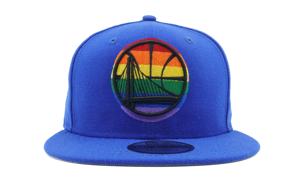 9FIFTY Golden State Warriors 'Pride' On-Field Snapback Hat "Royal Blue" NE1161